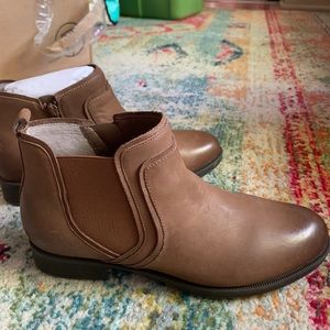 Brand new leather booties!!!!